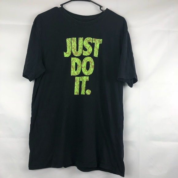 Nike Other - Nike Large Just Do It Athletic Cut S/S Black Tee